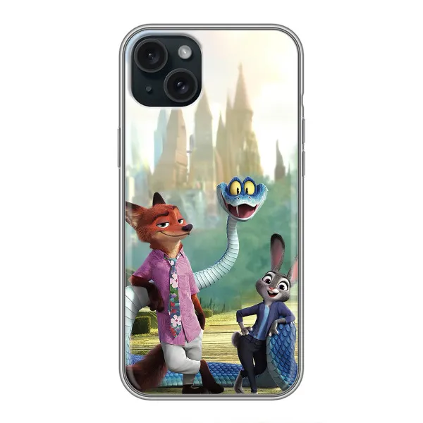 Чехол с принтом «Герои мультфильма Зверополис» для iPhone 14 Plus