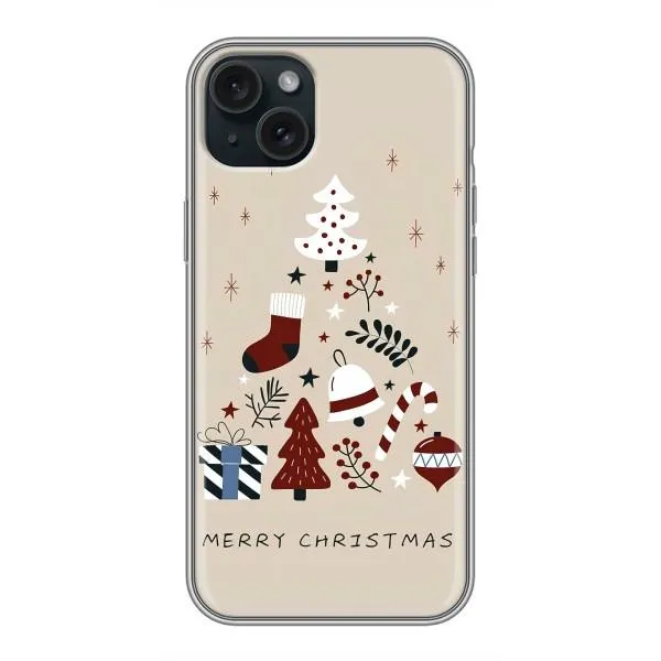 Чехол с принтом «Merry Christmas» для iPhone 14 Plus