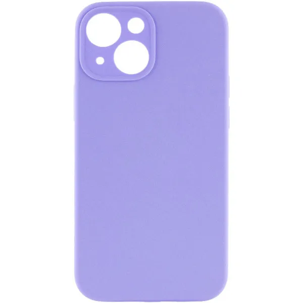 Чехол Silk Full Camera Protective (AA) NO LOGO для Apple iPhone 15 Plus (6.7") — Сиреневый — фото 1