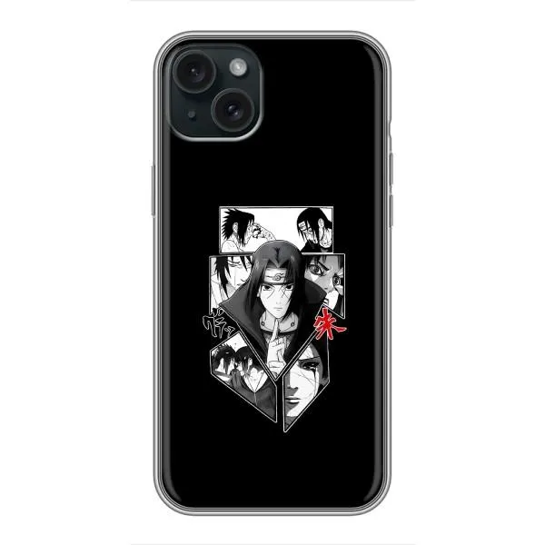 Чехол с принтом «коллаж Итачи» для iPhone 15 Plus