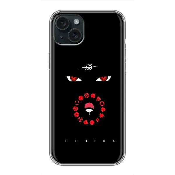 Чехол с принтом «глаза Итачи» для iPhone 15 Plus