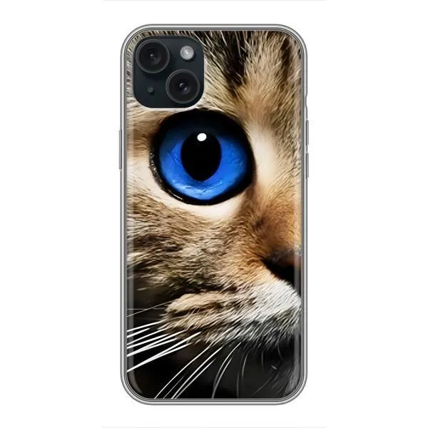 Чехол с принтом «Глаз кота» для iPhone 15 Plus