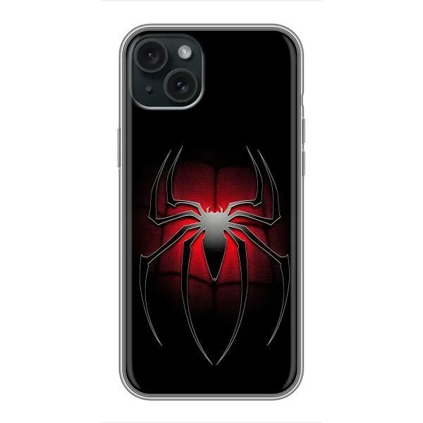 Чехол с принтом «Паук марвел» для iPhone 15 Plus