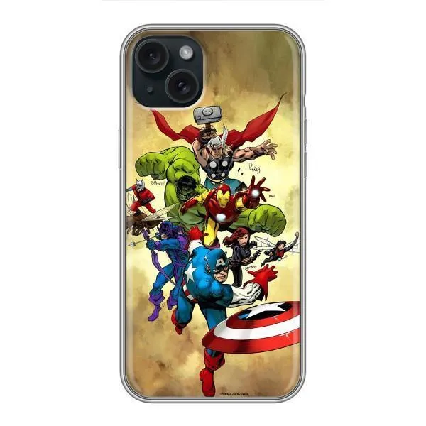 Чохол з принтом «Герої Марвел» для iPhone 15 Plus