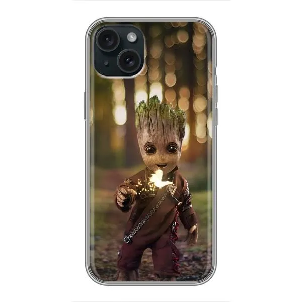 Чохол з принтом «I am Groot» для iPhone 15 Plus