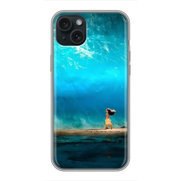 Чехол с принтом «Океан Моана» для iPhone 15 Plus Чехол с принтом «Океан Моана» для iPhone 15 Plus