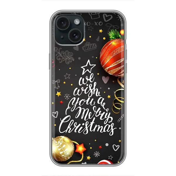 Чохол з принтом «Ялинка» для iPhone 15 Plus
