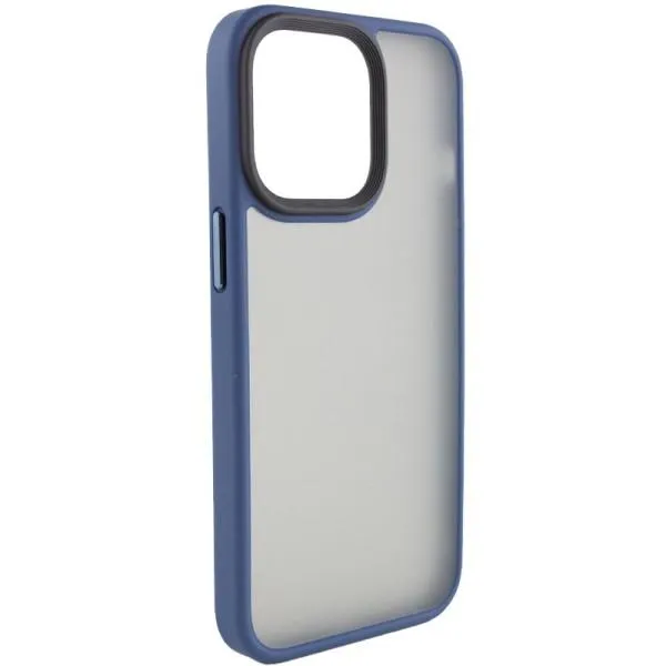 TPU+PC чехол Metal Buttons для Apple iPhone 15 Pro Max (6.7") — Синий — фото 2 TPU+PC чехол Metal Buttons для Apple iPhone 15 Pro Max (6.7") — Синий — фото 2