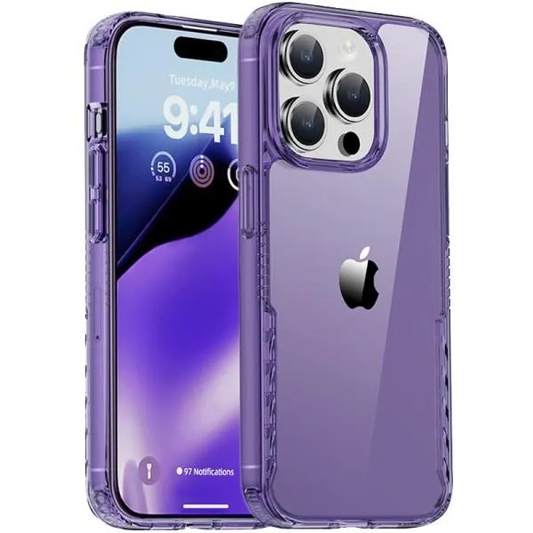 Чехол TPU+PC Multi-Color для Apple iPhone 15 Pro Max (6.7") — Фиолетовый — фото 1 Чехол TPU+PC Multi-Color для Apple iPhone 15 Pro Max (6.7") — Фиолетовый — фото 1