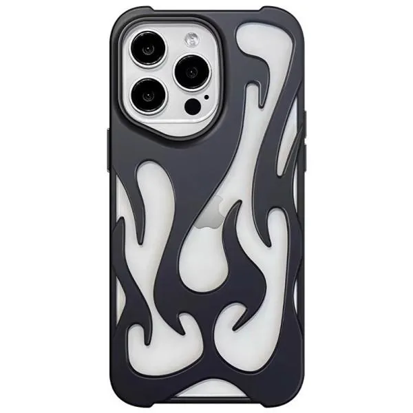 Чехол TPU WinFire для Apple iPhone 15 Pro Max (6.7") — Черный — фото 1