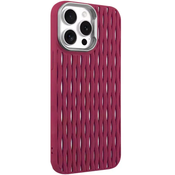 Чехол TPU Ribbio для Apple iPhone 15 Pro Max (6.7") — Красный — фото 1 Чехол TPU Ribbio для Apple iPhone 15 Pro Max (6.7") — Красный — фото 1