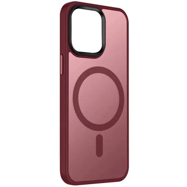 Чехол Ummi Colorful with Magnetic Fit для Apple iPhone 15 Pro Max (6.7") — Бордовый