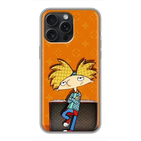 Чехол с принтом «Арнольд» для iPhone 15 Pro Max