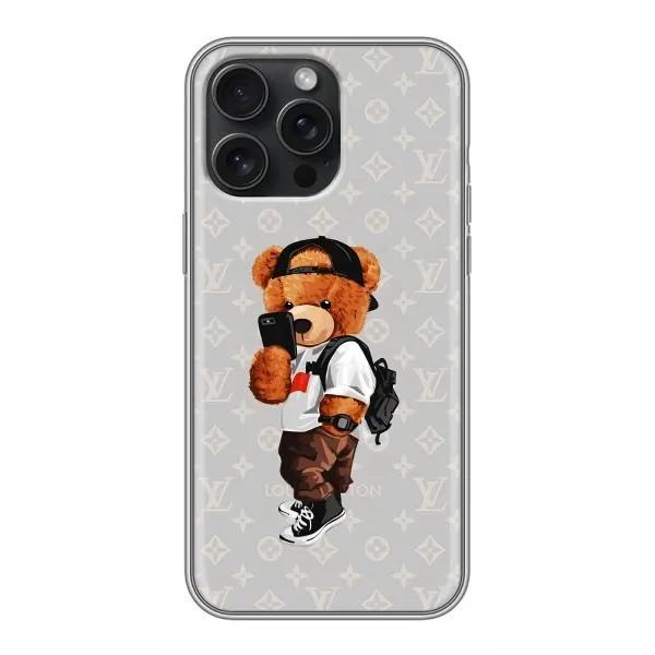 Чехол с принтом «Мишка Луи» для iPhone 15 Pro Max