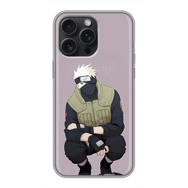 Чехол с принтом «Какаши» для iPhone 15 Pro Max