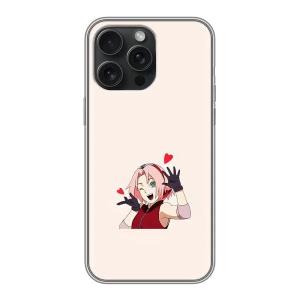 Чехол с принтом «Лайк Сакура» для iPhone 15 Pro Max