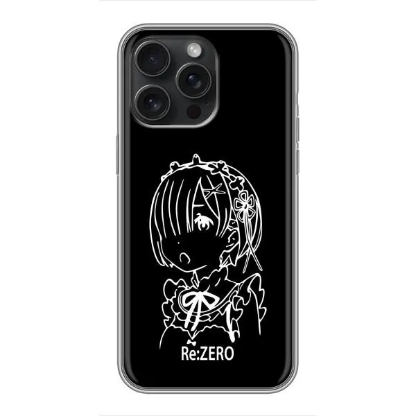 Чехол с принтом «Re: Zero» для iPhone 15 Pro Max