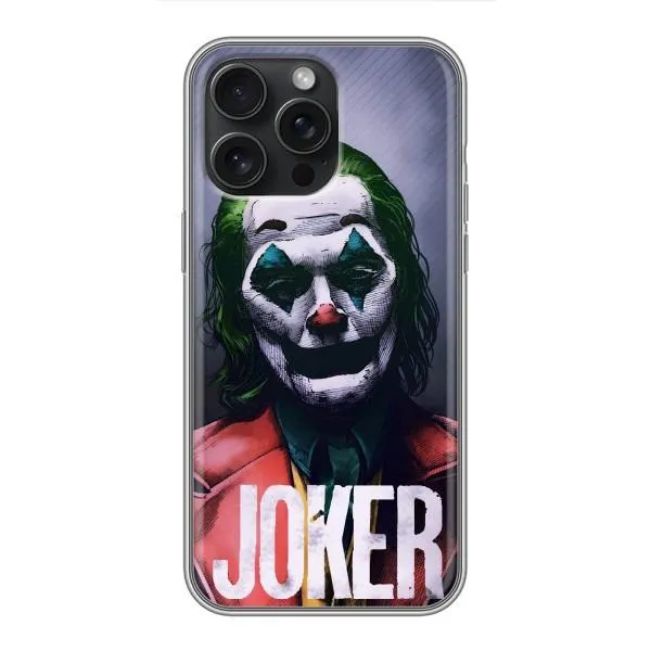 Чехол с принтом «Джокер» для iPhone 15 Pro Max Чехол с принтом «Джокер» для iPhone 15 Pro Max