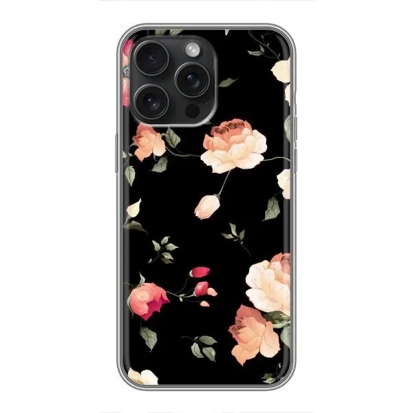 Чехол с принтом «Розочки» для iPhone 15 Pro Max Чехол с принтом «Розочки» для iPhone 15 Pro Max