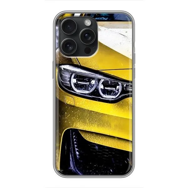 Чехол с принтом «Желтая машина» для iPhone 15 Pro Max