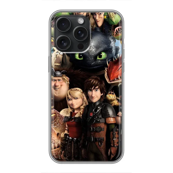 Чехол с принтом «Персонажи дракона» для iPhone 15 Pro Max