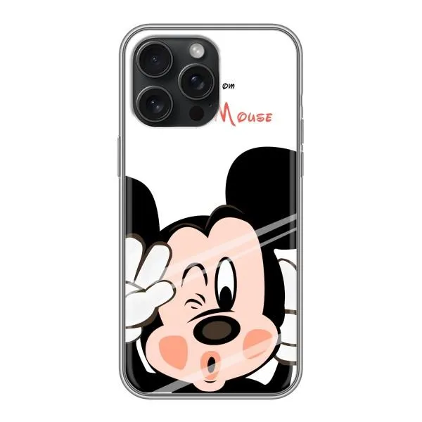 Чехол с принтом «Маус Микки» для iPhone 15 Pro Max