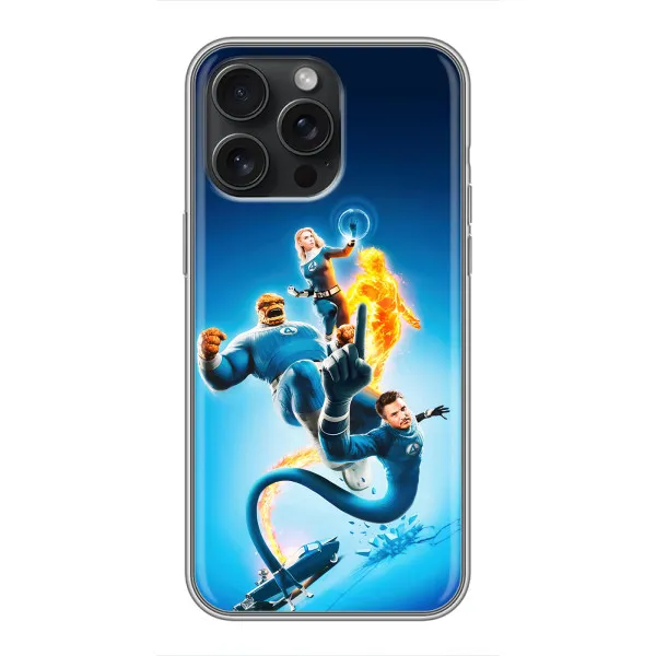 Чехол с принтом «Герои Фантастическая Четверка» для iPhone 15 Pro Max Чехол с принтом «Герои Фантастическая Четверка» для iPhone 15 Pro Max
