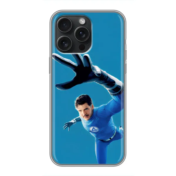 Чехол с принтом «Мистер Фантастик супергерой» для iPhone 15 Pro Max Чехол с принтом «Мистер Фантастик супергерой» для iPhone 15 Pro Max