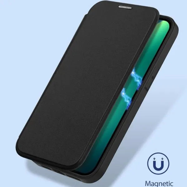 Чехол-книжка Dux Ducis Skin X Pro with Magnetic Fit для Apple iPhone 15 Pro (6.1") — Черный — фото 5