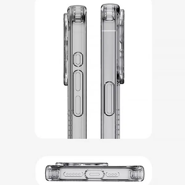 Чохол TPU+PC Multi-Color для Apple iPhone 15 Pro (6.1") — Чорний — фото 2