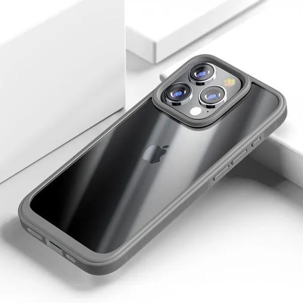 Чехол TPU+PC Pulse для Apple iPhone 15 Pro (6.1") — Серый — фото 3