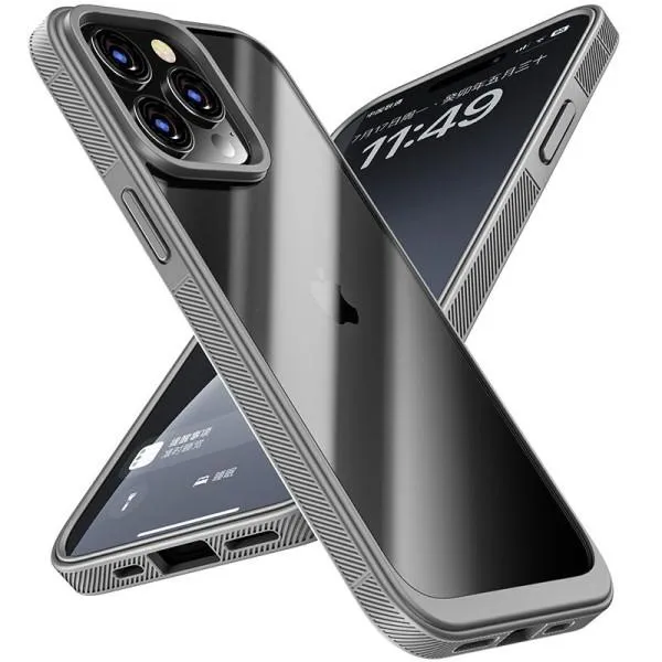 Чехол TPU+PC Pulse для Apple iPhone 15 Pro (6.1") — Серый — фото 4