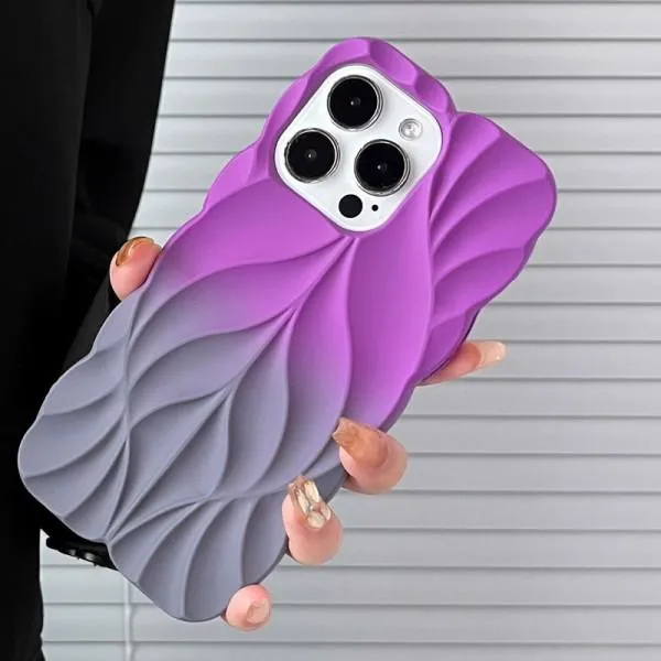 TPU чехол Leaf для Apple iPhone 15 Pro (6.1") — Фиолетовый — фото 2