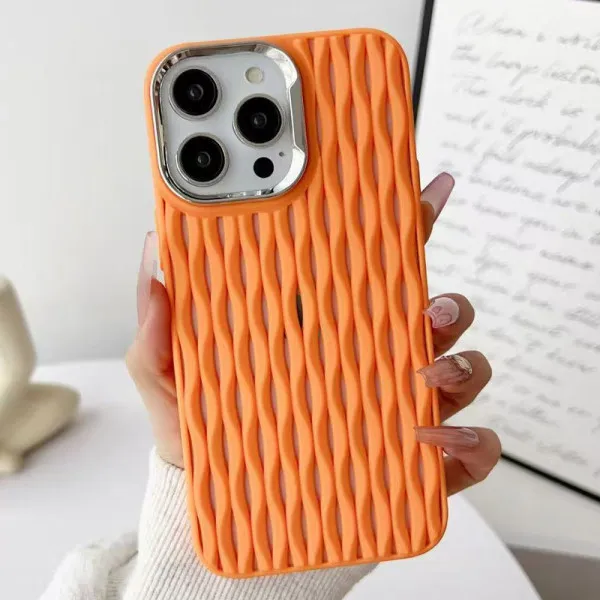 Чехол TPU Ribbio для Apple iPhone 15 Pro (6.1") — Оранжевый — фото 2 Чехол TPU Ribbio для Apple iPhone 15 Pro (6.1") — Оранжевый — фото 2