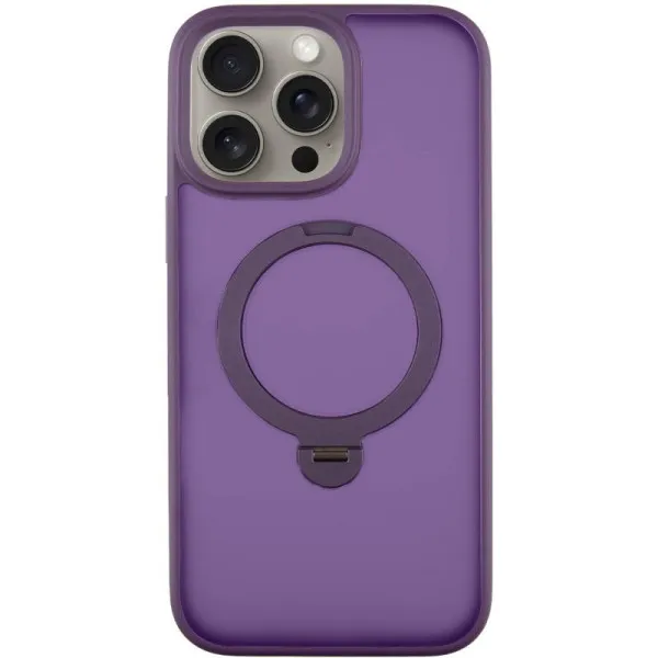 Чохол Ummi Colorful with Magnetic Fit HQ Ring для Apple iPhone 15 Pro (6.1") — Фіолетовий — фото 1 Чохол Ummi Colorful with Magnetic Fit HQ Ring для Apple iPhone 15 Pro (6.1") — Фіолетовий — фото 1