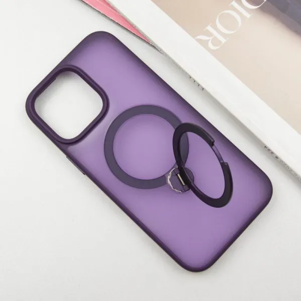 Чохол Ummi Colorful with Magnetic Fit HQ Ring для Apple iPhone 15 Pro (6.1") — Фіолетовий — фото 3 Чохол Ummi Colorful with Magnetic Fit HQ Ring для Apple iPhone 15 Pro (6.1") — Фіолетовий — фото 3