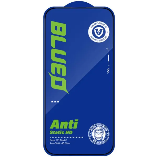 Защитное 2.5D стекло Blueo Full Cover HD для Apple iPhone 15 Pro (6.1") — Черный — фото 2 Защитное 2.5D стекло Blueo Full Cover HD для Apple iPhone 15 Pro (6.1") — Черный — фото 2