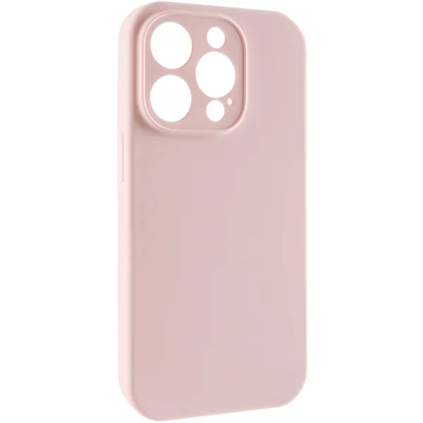 Чехол Silk Full Camera Protective (AA) NO LOGO для Apple iPhone 15 Pro (6.1") — Розовый — фото 1