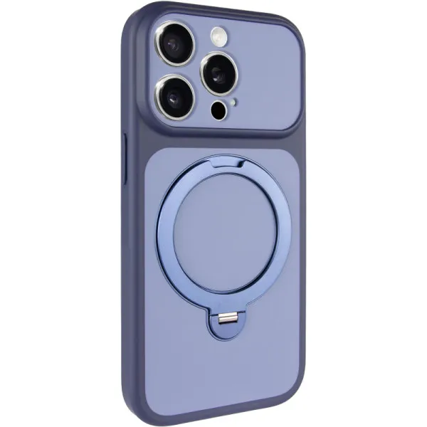 Чехол Ummi Full Camera with Magnetic Fit HQ Ring для Apple iPhone 15 Pro (6.1") — Темно-синий — фото 1 Чехол Ummi Full Camera with Magnetic Fit HQ Ring для Apple iPhone 15 Pro (6.1") — Темно-синий — фото 1