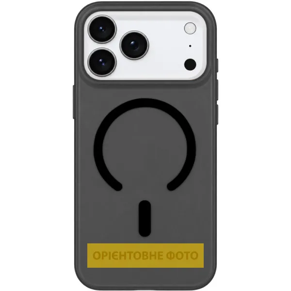 Чохол PC Matte Color with Magnetic Fit для Apple iPhone 15 Pro (6.1") — Чорний Чохол PC Matte Color with Magnetic Fit для Apple iPhone 15 Pro (6.1") — Чорний