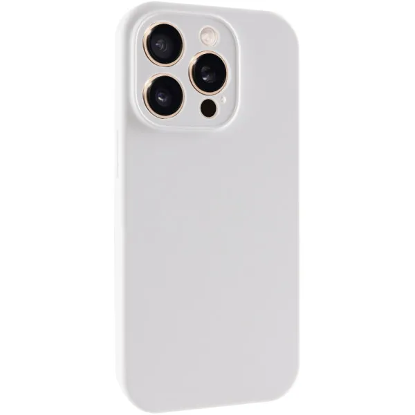 Чохол Silk Full Camera Protective (AA) NO LOGO для Apple iPhone 15 Pro (6.1") — Білий — фото 2 Чохол Silk Full Camera Protective (AA) NO LOGO для Apple iPhone 15 Pro (6.1") — Білий — фото 2