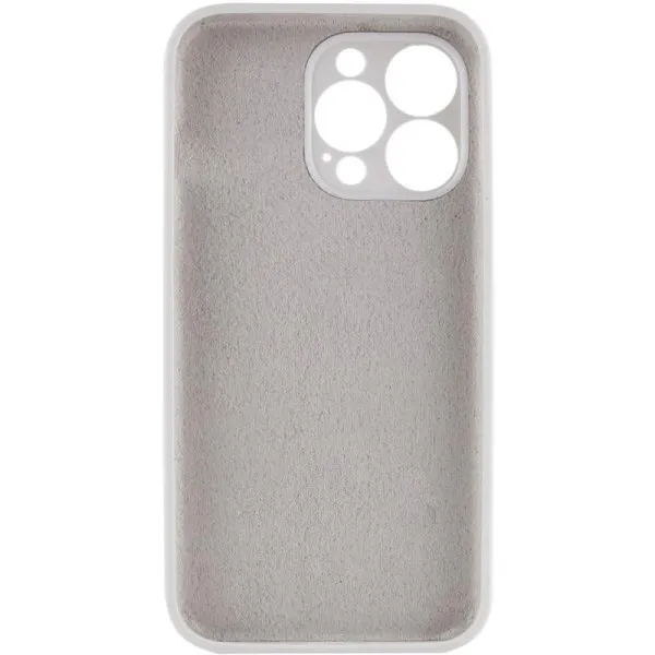 Чохол Silk Full Camera Protective (AA) NO LOGO для Apple iPhone 15 Pro (6.1") — Білий — фото 4 Чохол Silk Full Camera Protective (AA) NO LOGO для Apple iPhone 15 Pro (6.1") — Білий — фото 4