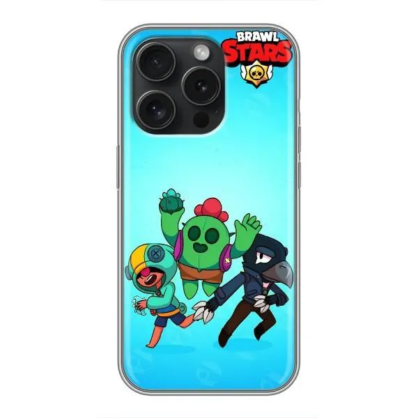Чехол с принтом «Трио героев» для iPhone 15 Pro