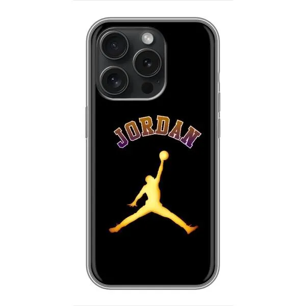 Чехол с принтом «Jordan Gold» для iPhone 15 Pro