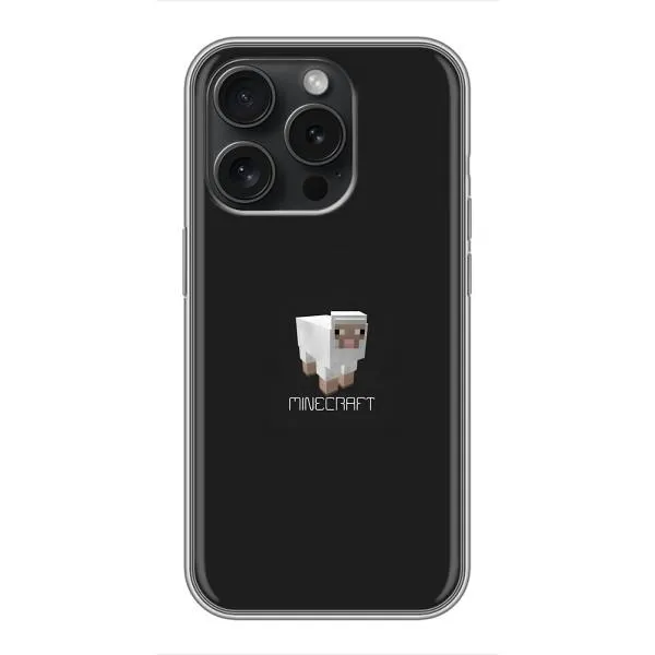 Чехол с принтом «Овечка Майнкрафт» для iPhone 15 Pro Чехол с принтом «Овечка Майнкрафт» для iPhone 15 Pro