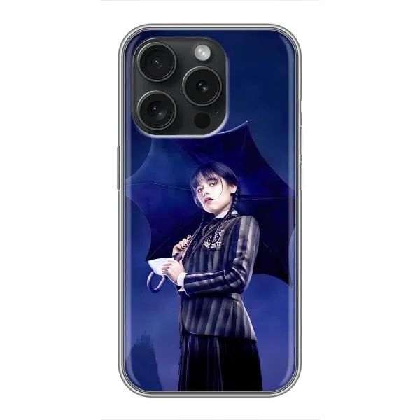 Чехол с принтом «Венсдей» для iPhone 15 Pro Чехол с принтом «Венсдей» для iPhone 15 Pro