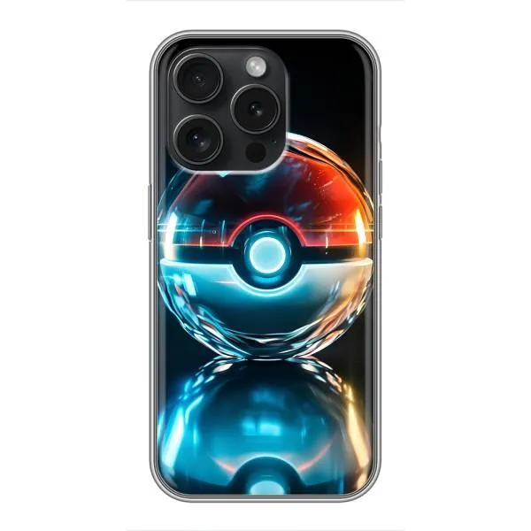 Чехол с принтом «Мяч Пикачу» для iPhone 15 Pro