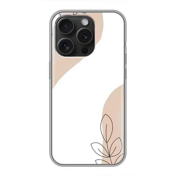 Чехол с принтом «Нюдовая веточка абстракция» для iPhone 15 Pro Чехол с принтом «Нюдовая веточка абстракция» для iPhone 15 Pro