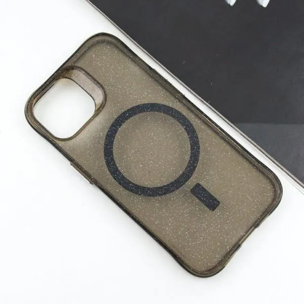 Чохол TPU Radiance with Magnetic Fit для Apple iPhone 15 (6.1") — Чорний — фото 2
