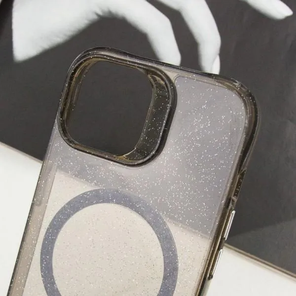 Чохол TPU Radiance with Magnetic Fit для Apple iPhone 15 (6.1") — Чорний — фото 3
